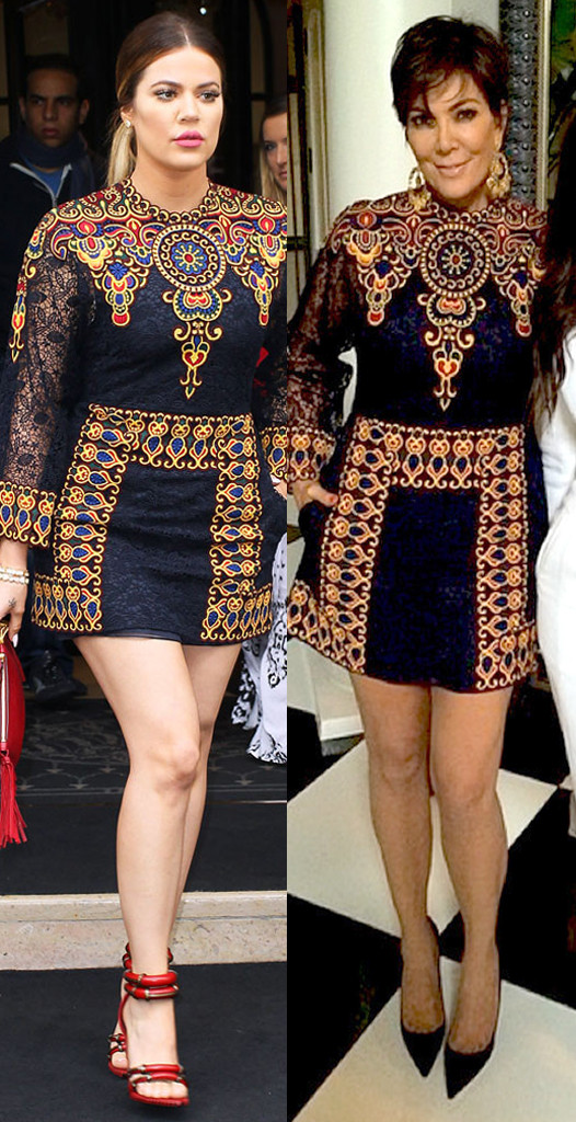 Khloé Kardashian Borrows Kris Jenner's Valentino Frock for Pre-Wedding